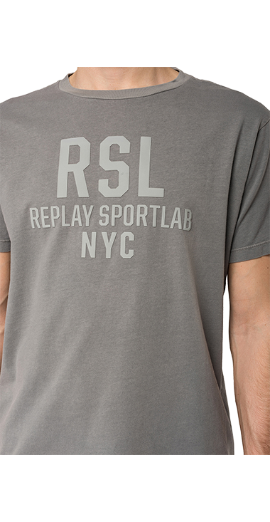 Sport Lab ガーメントダイドコットンジャージーrslプリント Tシャツ Replay リプレイ公式通販サイト