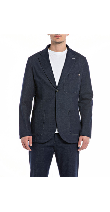 Sartoriale スーパーストレッチインディゴデニムテーラードJK｜REPLAY 