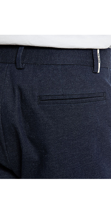 Sartoriale スーパーストレッチインディゴデニムセットアップパンツ 