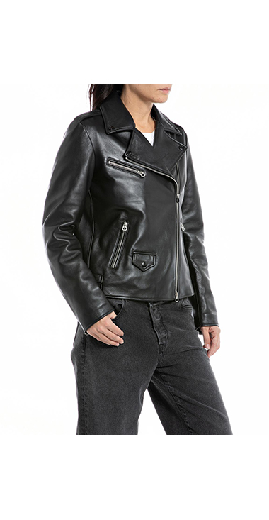 ラムレザーライダースジャケット｜REPLAY リプレイ公式通販サイト 