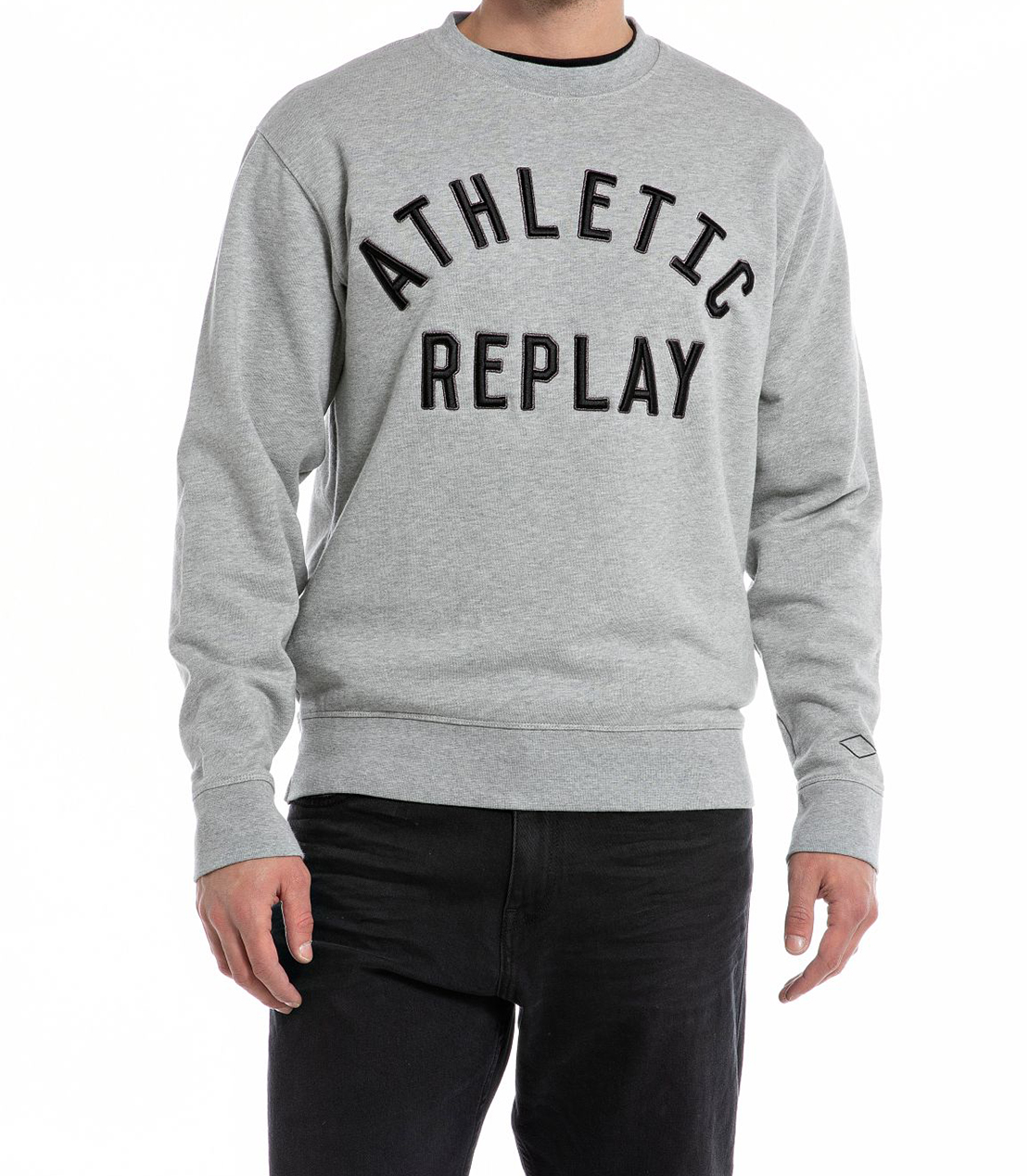 Athleticプリント クルーネックスウェットシャツ｜REPLAY リプレイ公式  