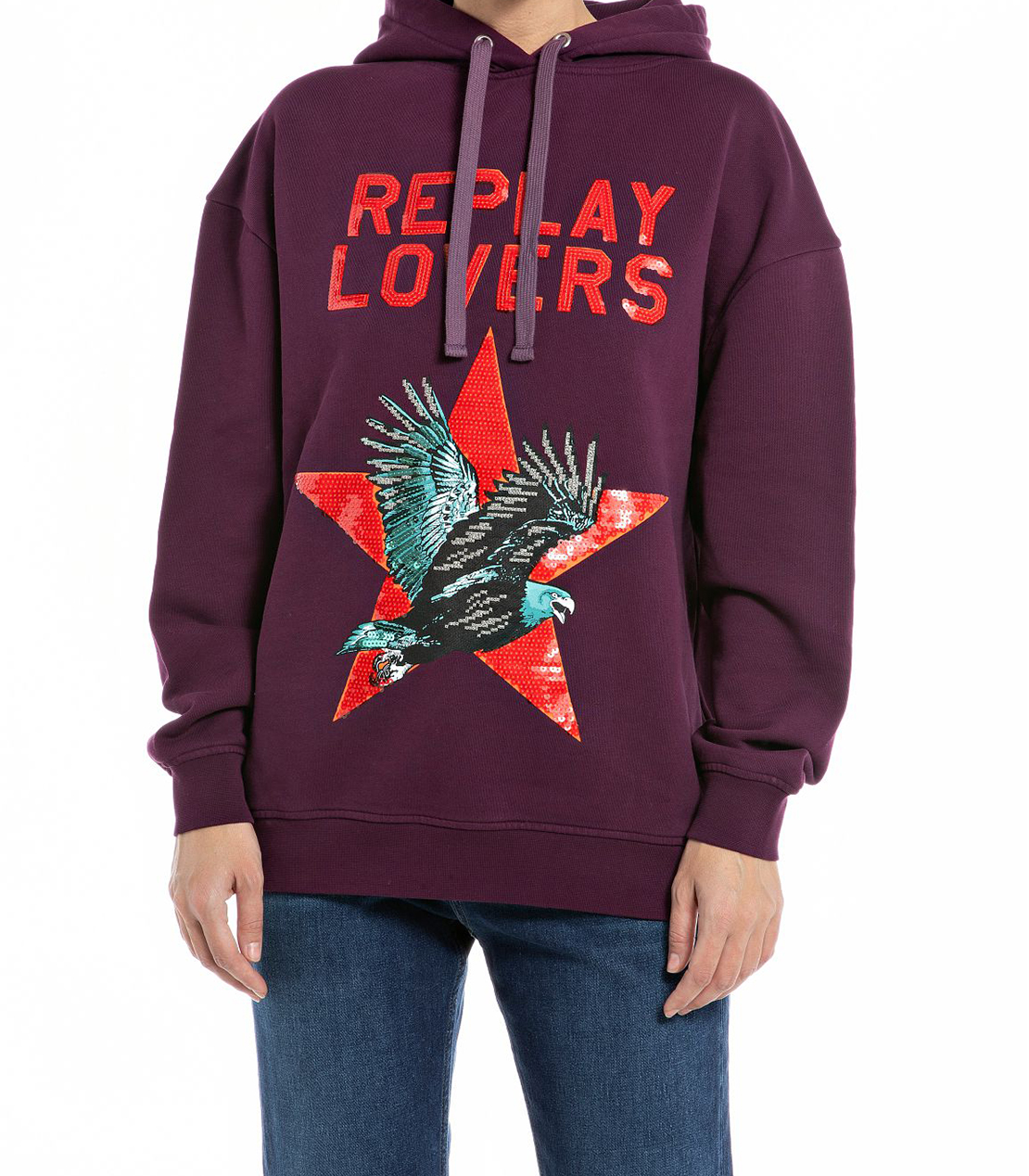 REPLAY LOVERS コットンフリースパーカー｜REPLAY リプレイ公式通販サイト