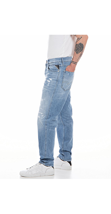 リラックステーパード SANDOT Aged Eco 20Yearインディゴデニム 