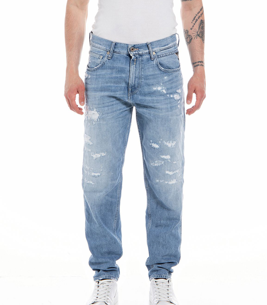 リラックステーパード SANDOT Aged Eco 20Yearインディゴデニム 