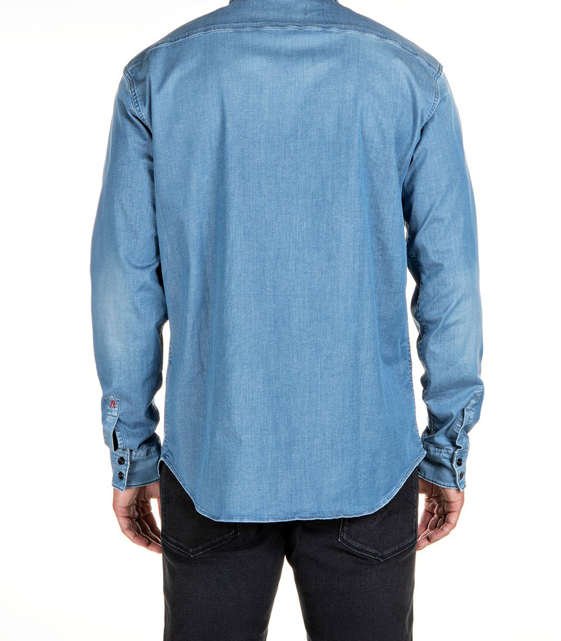 RePLAY×no.オーバーサイズデニムシャツ　インディゴ・サイズ2 リプレイ デニム リプレイ REPLAY 7ozディープブルーデニムシャツ