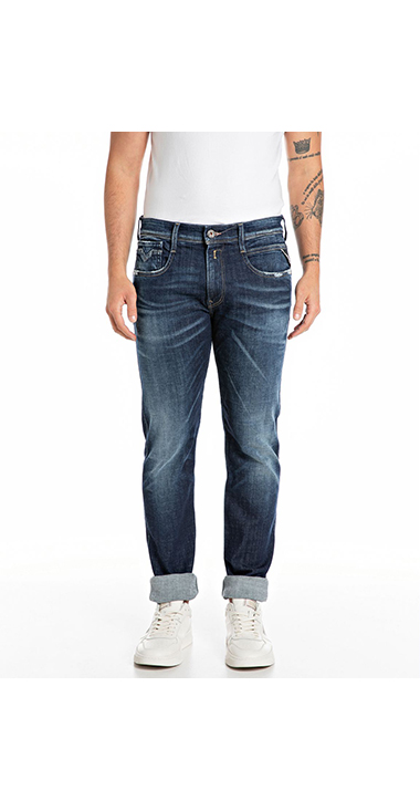 スリム ANBASS Aged Eco 5 year ストレッチデニム｜REPLAY リプレイ  