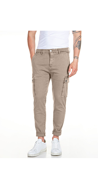 REPLAY HYPER FLEX ミリタリー　カーゴパンツ ストレッチ　W36 JAAN ハイパーフレックス X.L.I.T.E. チノカーゴパンツ｜REPLAY