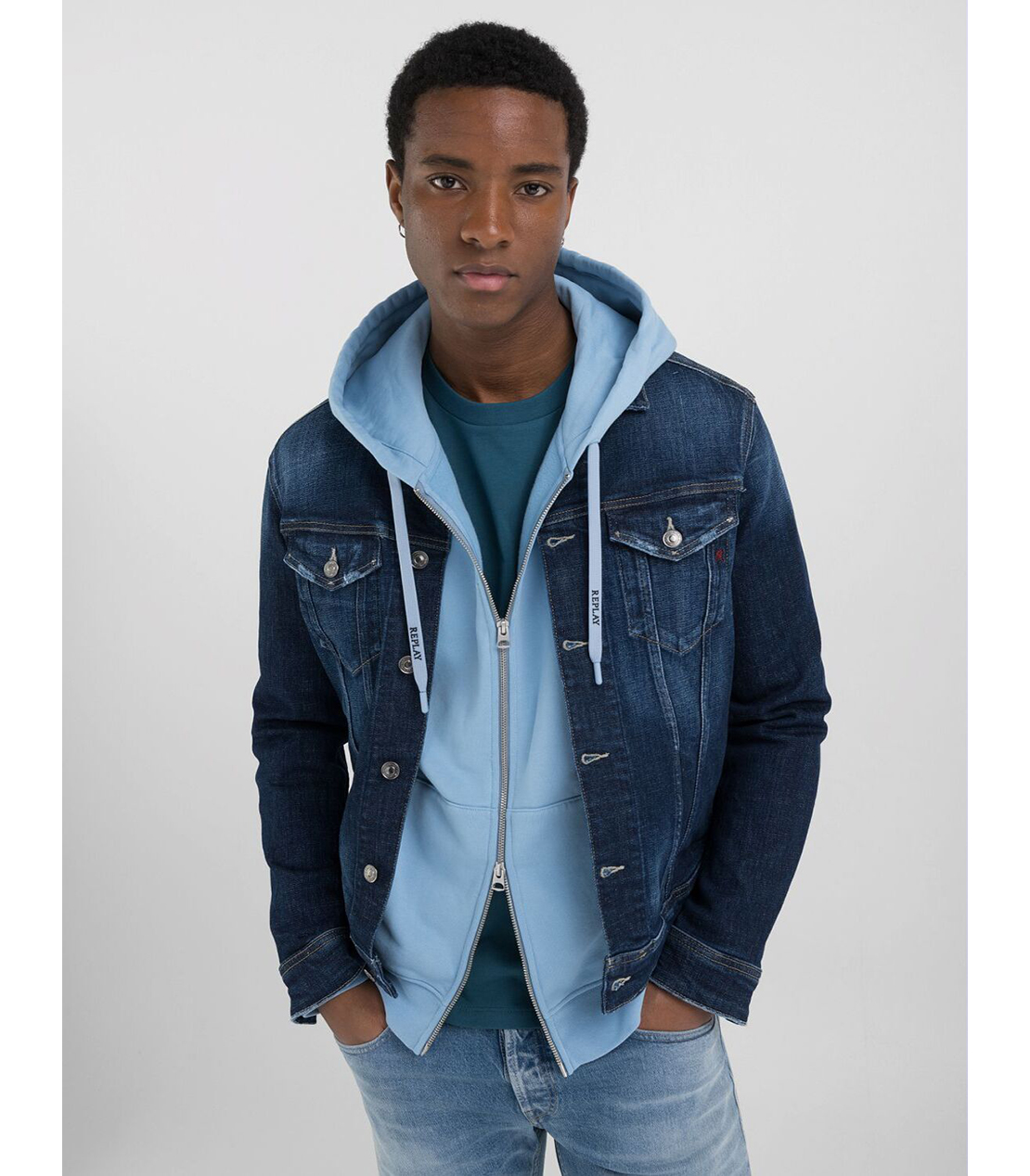 新品 海外限定 リフテッドアンカーズ ストレッチ デニム ジャケット  