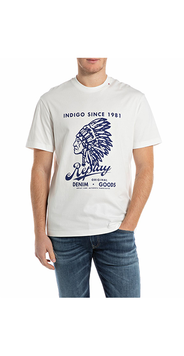 リラックスフィット ヘビーコットンジャージーNative Tシャツ｜REPLAY 