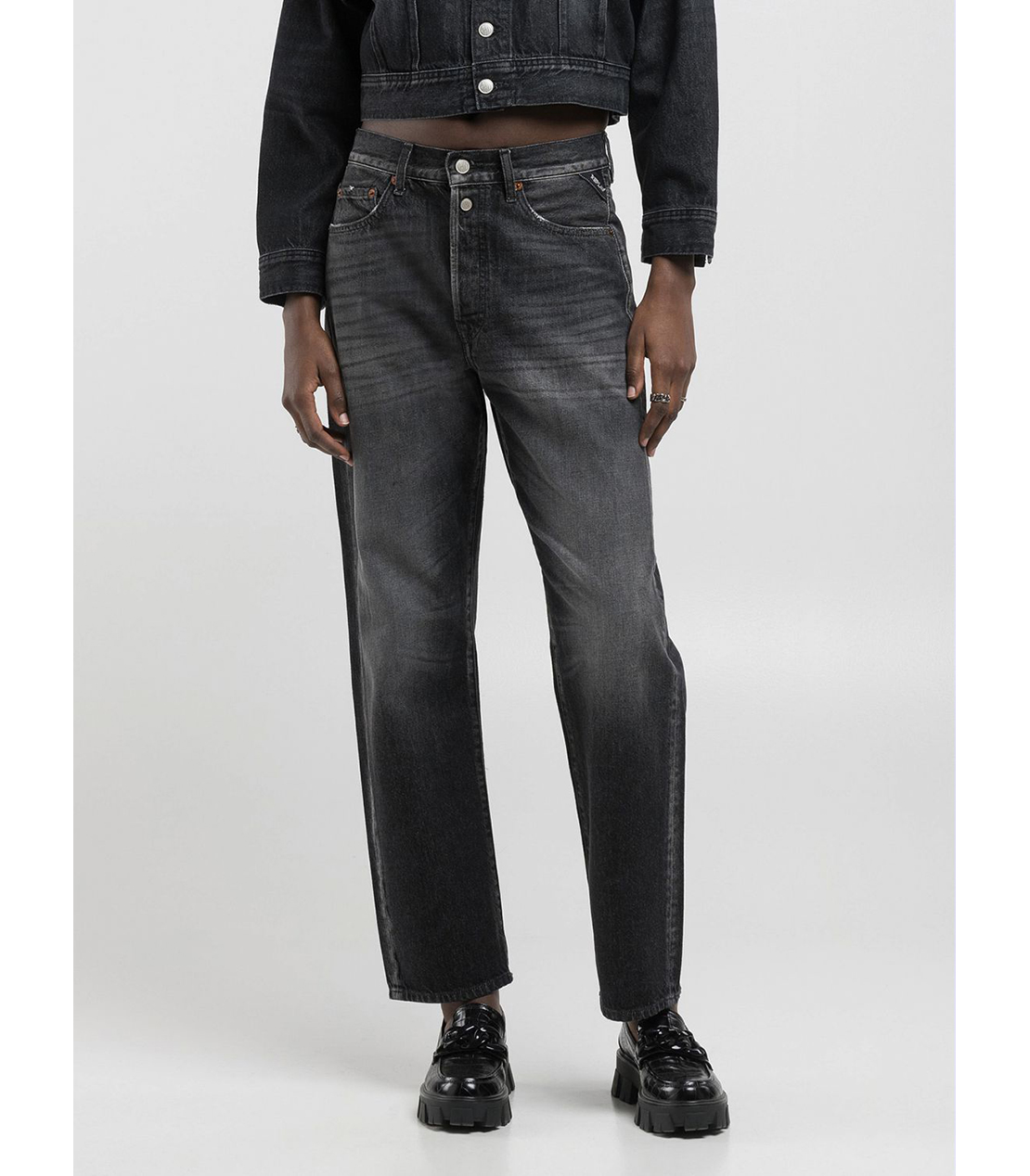 新品/REPLAY【伊】/32インチ/美脚デニムパンツ ストレッチ ANBASS M914 ウォッシュ 製品染 テーパード リプレイ/青/ブルー/n279/ 1円 新品 REPLAY伊⁄32インチ⁄美脚デニムパンツ ストレッチ MA964A